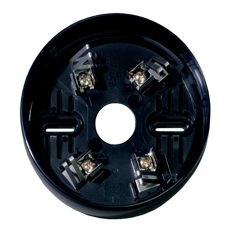 Base de Conexión para Todos los Detectores KILSEN® de la Serie 700 - Negra//Connection Base for All KILSEN® 700 Series Detectors - Black