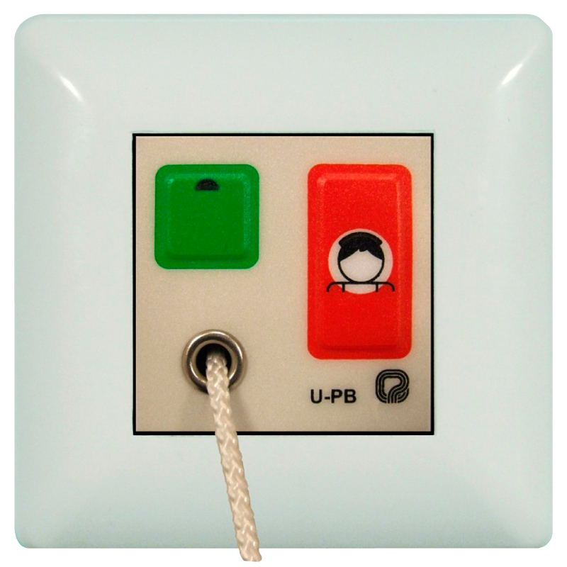 Mecanismo SMC™ U-PB para Caja Universal (Sin Marco) con Pulsador de Llamada+Presencia y Tirador//SMC™ U-PB Mechanism for Universal Box (Frameless) with Call Button + Presence and Handle