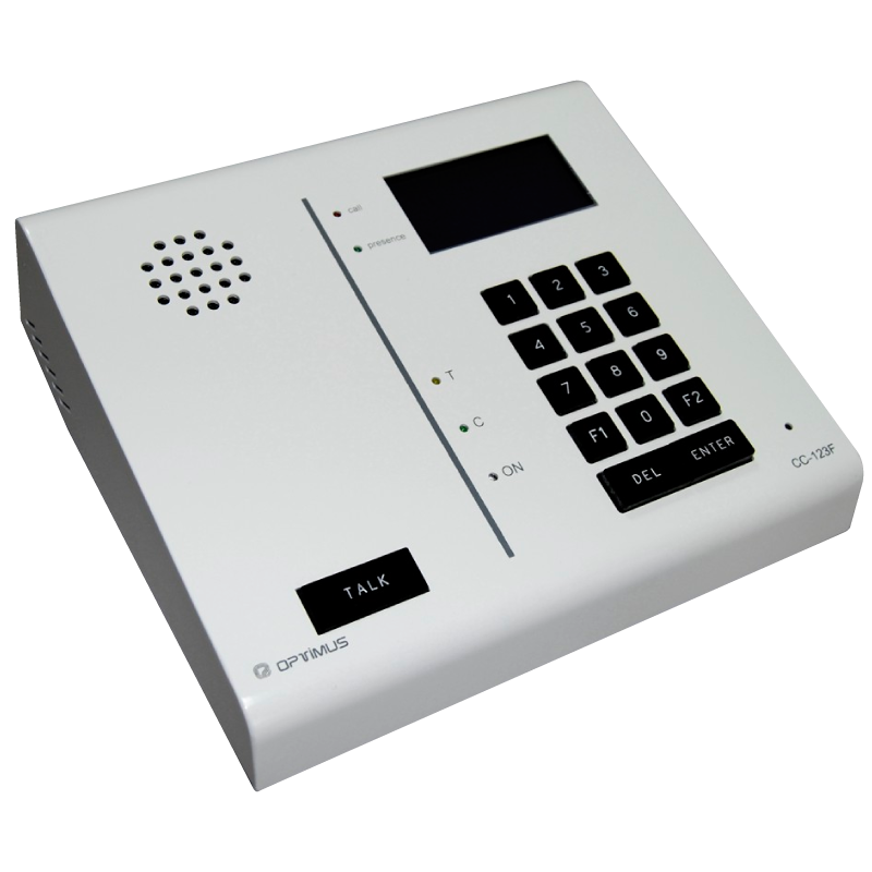 Central de Control SMC™ CC-123F para Recepción de Incidencias, Gestión y Comunicación con las Habitaciones//SMC™ CC-123F Control Center for Incident Reception, Management and Communication with Rooms