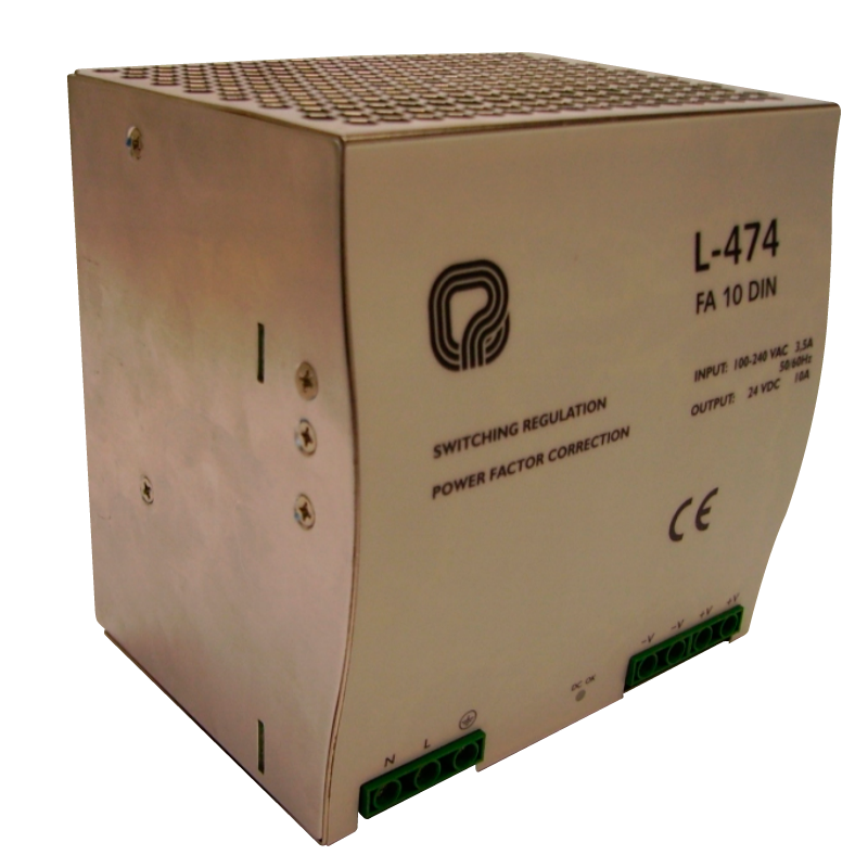 Fuente de Alimentación OPTIMUS™ FA-10DIN de 24VDC 10Amp - Carril DIN//OPTIMUS™ FA-10DIN with 24VDC 10Amp - DIN Rail PSU