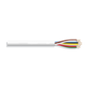 Cable de Intercomunicación No Apantallado LAZSA® 4x0.22mm² Blanco//LAZSA® 4x0.22mm² White Unshielded Intercom Cable