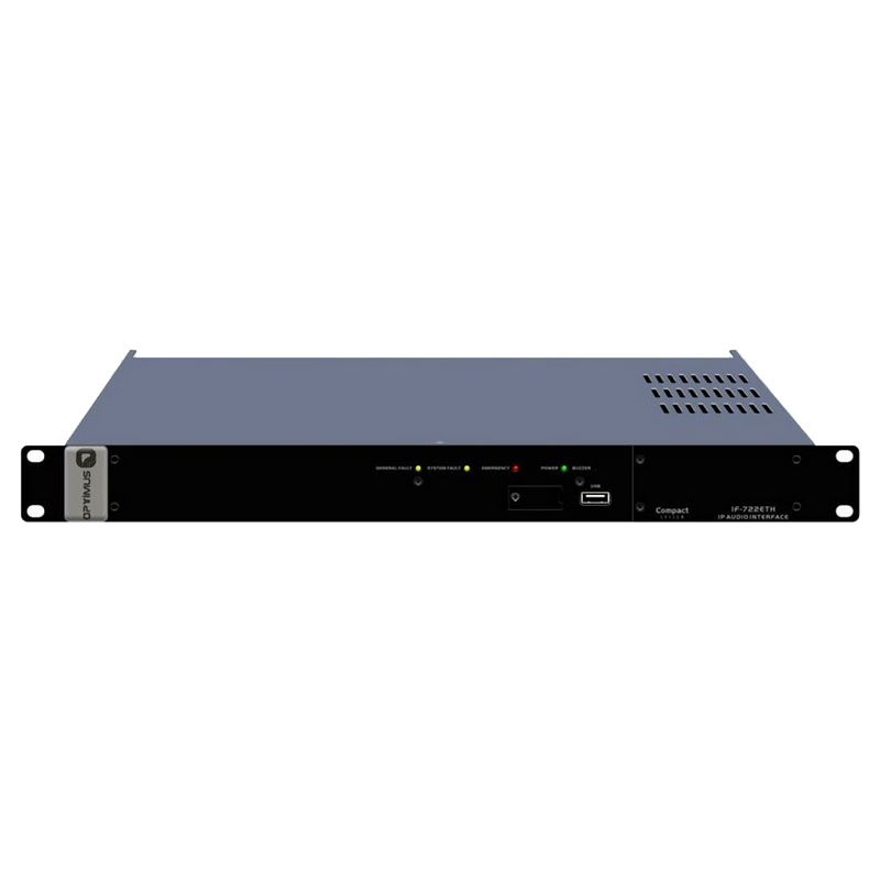 Interfaz - Matriz de Audio con Dos Entradas COMPACT™ IF-722ETH con Conexión IP//Interface - Two Input Audio Matrix COMPACT™ IF-722ETH with IP Connection