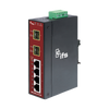 Conversor Industrial UTC™ IFS® de 4 x FastEthernet a Fibra (2 x SFP) - Carril DIN//UTC™ IFS® 4-Port (2 x SFP) Industrial FastEthernet Non-manageable Media Converter - DIN Rail