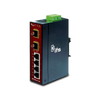 Conversor UTC™ IFS® de 4 Puertos Gigabit Ethernet a Fibra (2 x SFP) - Carril DIN//UTC™ IFS® 4-Port (+2 SFP) Industrial Non-Manageable Gigabit Ethernet Media Converter - DIN Rail