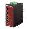 Conversor Industrial UTC™ IFS® de 4 Puertos Gigabit Ethernet PoE+ a Fibra (2 x SFP) - Carril DIN//UTC™ IFS® 4-Port (+2 SFP) Industrial PoE+ Non-Manageable Gigabit Ethernet Media Converter - DIN Rail