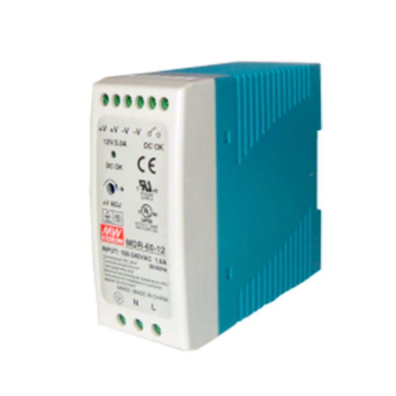 Fuente MEANWELL® MDR-60//MEANWELL® MDR-60 Power Supply Unit