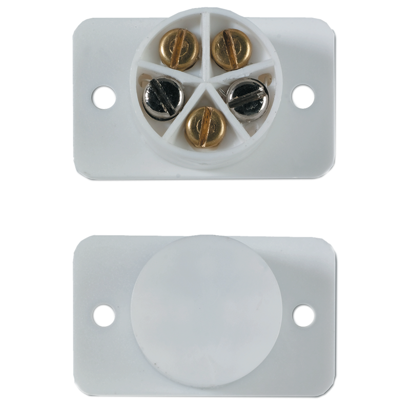 Contacto Magnético UTC™ Aritech™ de Empotrar - Blanco//UTC™ Aritech™ Recessed Magnetic Contact - White
