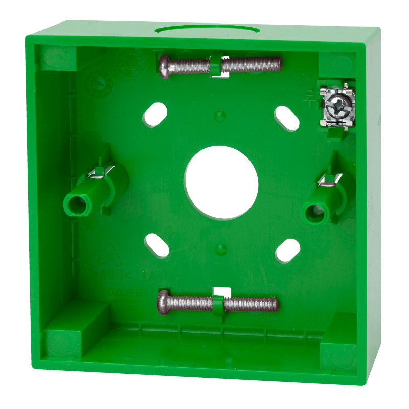Base de Superficie para Pulsador de Alarma UTC™ Aritech™ - VERDE (Serie DM3000)//UTC™ Aritech™ Call Point Surface Base - GREEN (DM3000 Series)