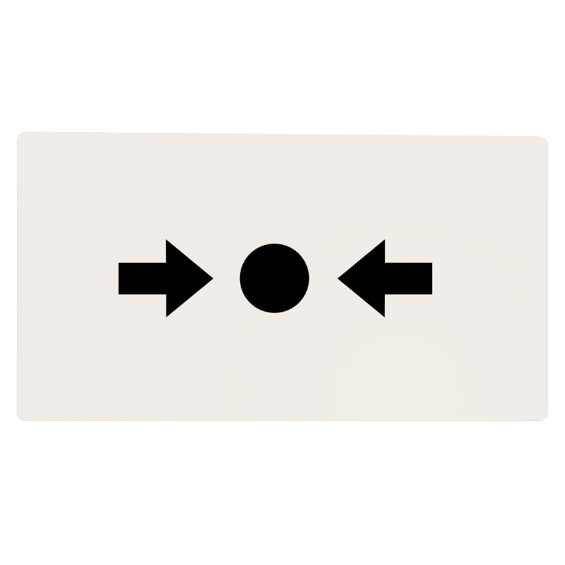 Cristal de Recambio para Pulsadores UTC™ Aritech™ Serie DM3000 (Pack 10 Uds.)//Replacement Glass for UTC™ Aritech™ DM3000 Series Pushbuttons (Pack 10 Units)