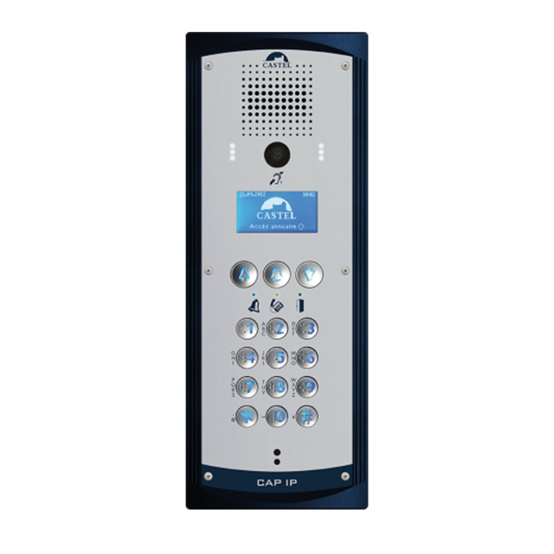 Video-Interfono IP/SIP CASTEL™ CAP PAD IP VIDEO-CLAV-P//IP/SIP CASTEL™ CAP PAD IP VIDEO-CLAV-P Audio Video Intercommunication