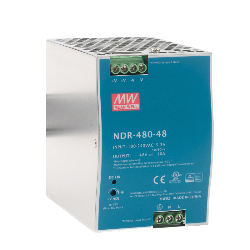 Fuente MEANWELL® NDR-480//MEANWELL® NDR-480 Power Supply Unit