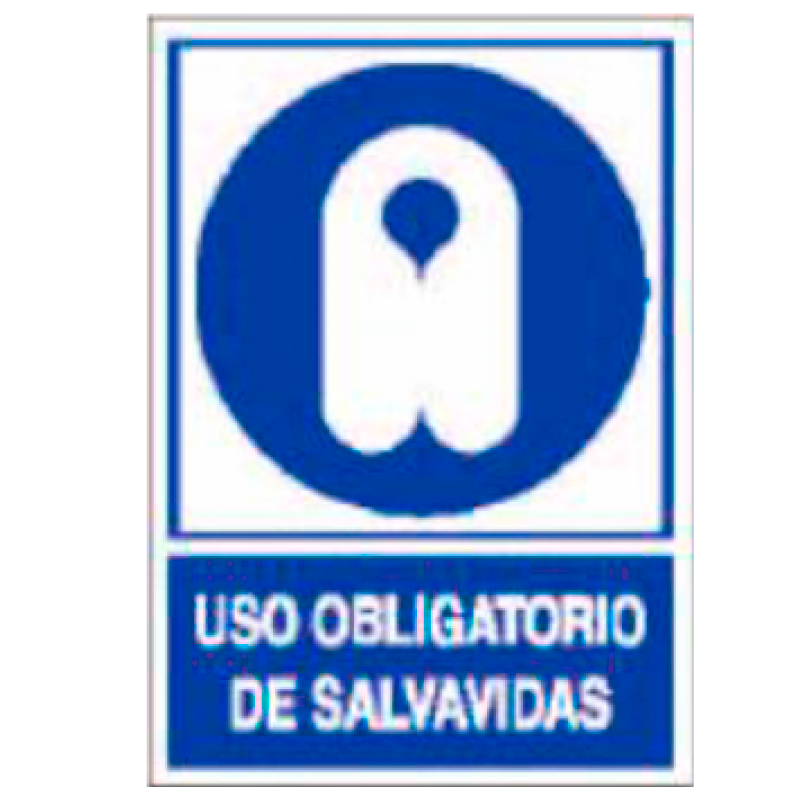 Placa de Obligación Tipo 1 (Lámina - Clase A)//Mandatory Signboard Type 1 (Plastic Sheet - Class A)