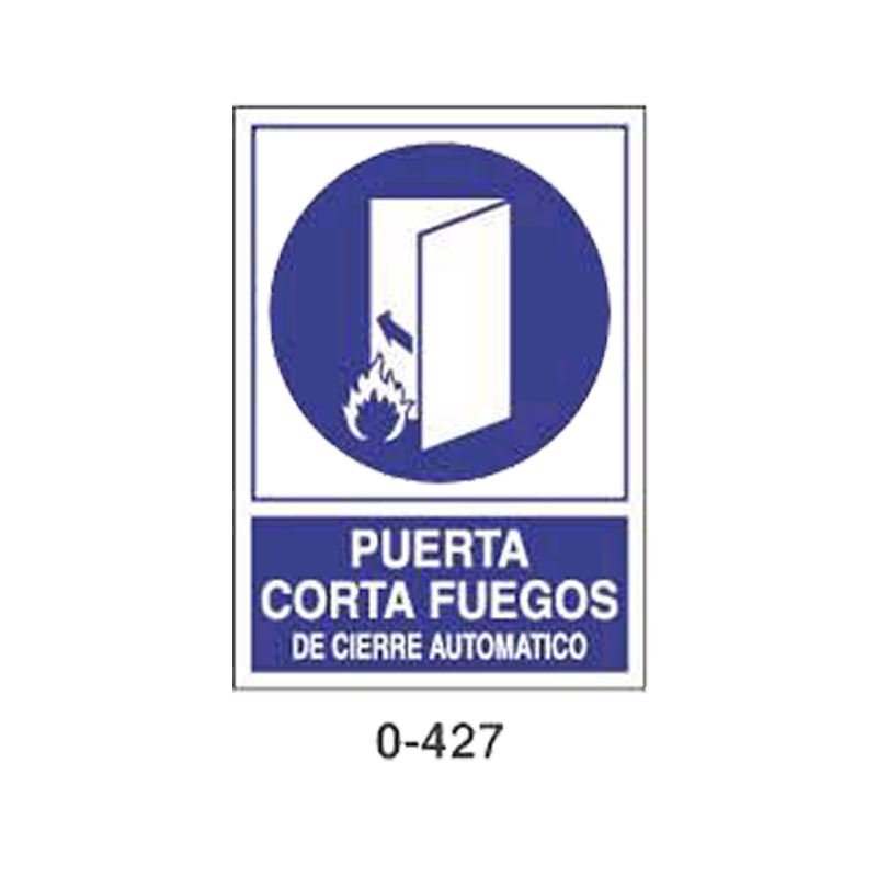 Placa de Obligación Tipo 1 (Lámina - Clase A)//Mandatory Signboard Type 1 (Plastic Sheet - Class A)