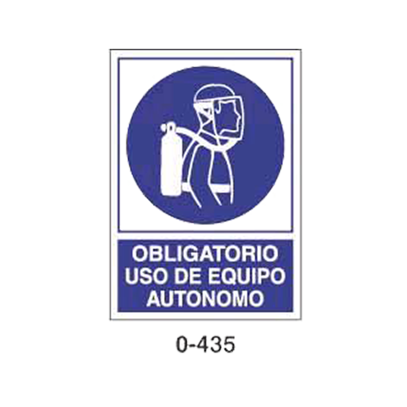 Placa de Obligación Tipo 1 (Placa - Clase B)//Mandatory Signboard Type 1 (Plastic Sheet - Class B)