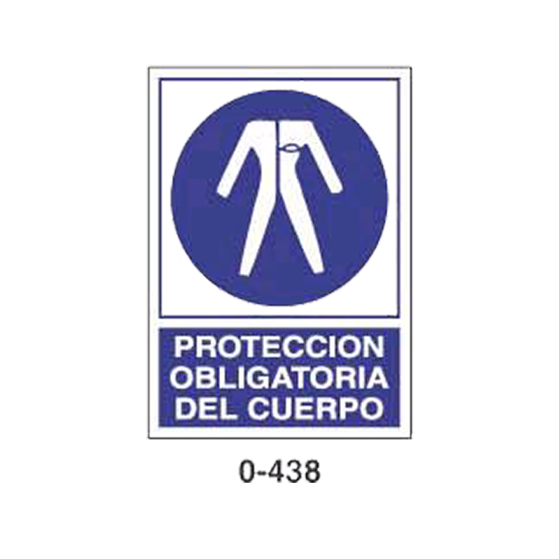 Placa de Obligación Tipo 2 (Placa - Clase B)//Mandatory Signboard Type 2 (Plastic Sheet - Class B)