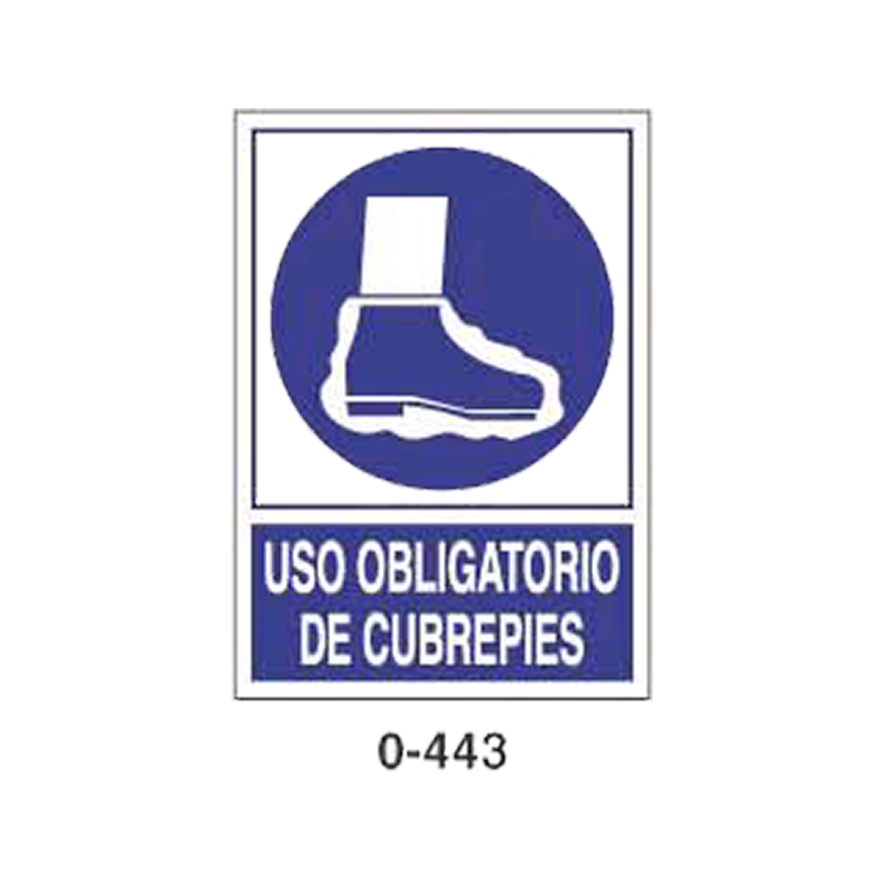 Placa de Obligación Tipo 2 (Placa - Clase B)//Mandatory Signboard Type 2 (Plastic Sheet - Class B)