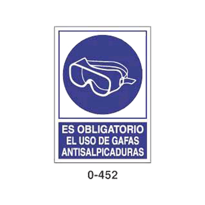 Placa de Obligación Tipo 2 (Placa - Clase B)//Mandatory Signboard Type 2 (Plastic Sheet - Class B)
