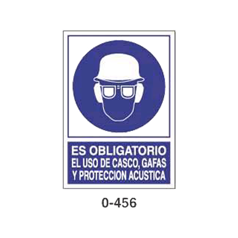 Placa de Obligación Tipo 2 (Placa - Clase B)//Mandatory Signboard Type 2 (Plastic Sheet - Class B)