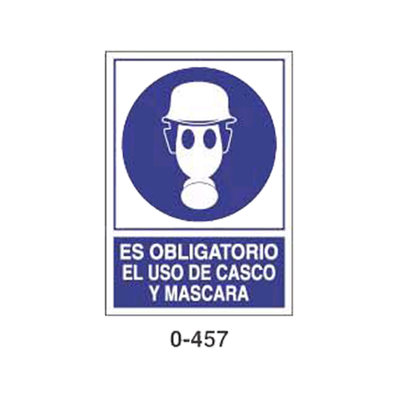 Placa de Obligación Tipo 2 (Placa - Clase B)//Mandatory Signboard Type 2 (Plastic Sheet - Class B)