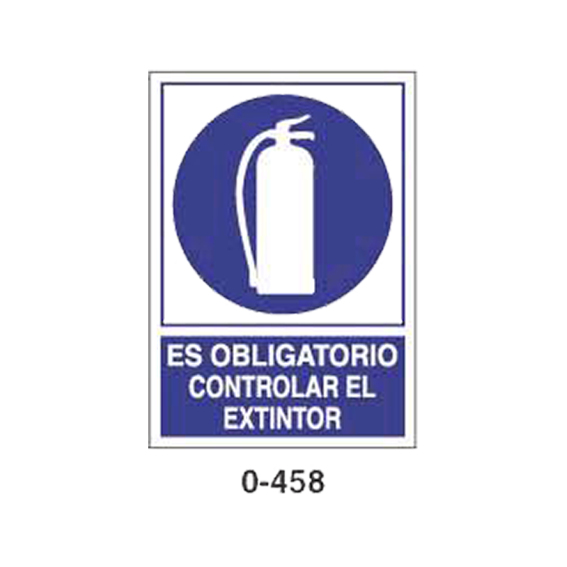 Placa de Obligación Tipo 2 (Placa - Clase B)//Mandatory Signboard Type 2 (Plastic Sheet - Class B)