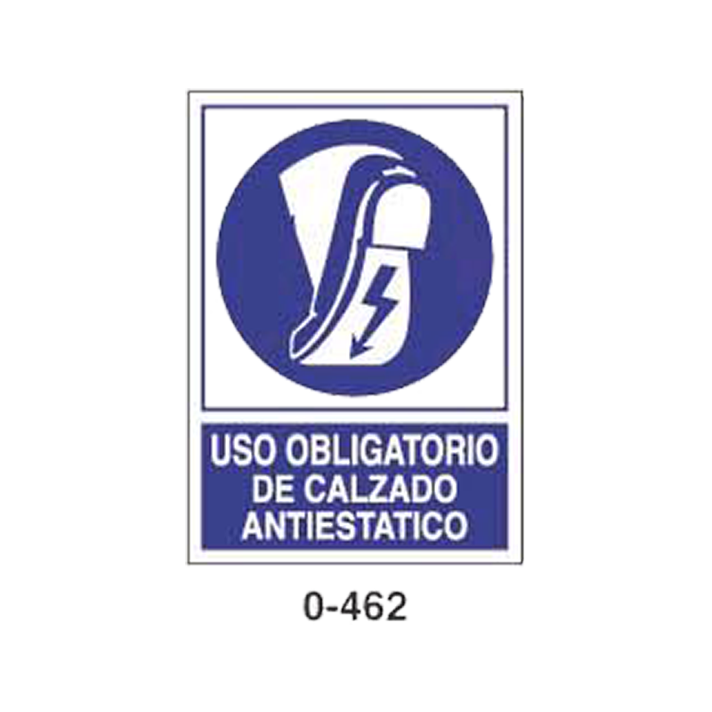 Placa de Obligación Tipo 2 (Placa - Clase B)//Mandatory Signboard Type 2 (Plastic Sheet - Class B)