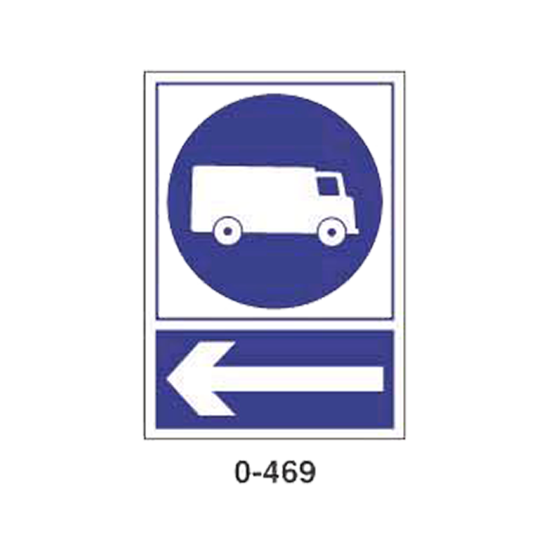 Placa de Obligación Tipo 2 (Lámina - Clase A)//Mandatory Signboard Type 2 (Plastic Sheet - Class A)