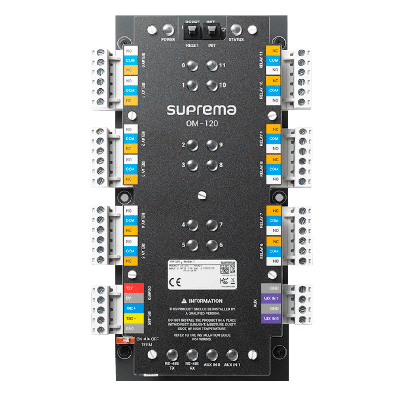 Módulo de Control de Acceso SUPREMA®//SUPREMA® Access Control Module