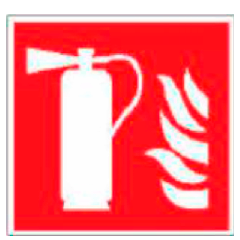 Placa de Prohibición y PCI Tipo 1 (Placa - Clase B)//Prohibition and Fire Signboard Type 1 (Plastic Sheet - Class B)