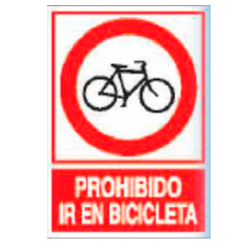 Placa de Prohibición y PCI Tipo 2 (Placa - Clase B)//Prohibition and Fire Signboard Type 2 (Plastic Sheet - Class B)