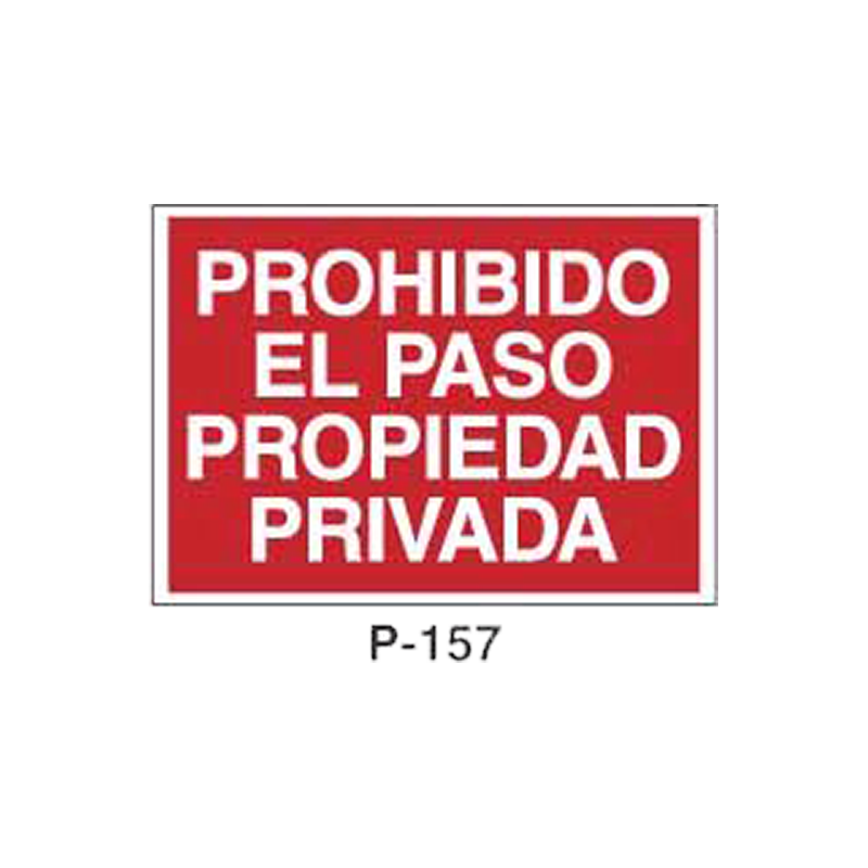 Placa de Prohibición y PCI Tipo 2 (Lámina - Clase A)//Prohibition and Fire Signboard Type 2 (Plastic Sheet - Class A)