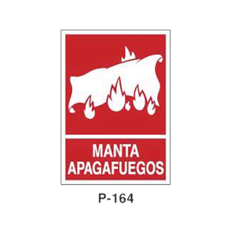 Placa de Prohibición y PCI Tipo 2 (Placa - Clase B)//Prohibition and Fire Signboard Type 2 (Plastic Sheet - Class B)