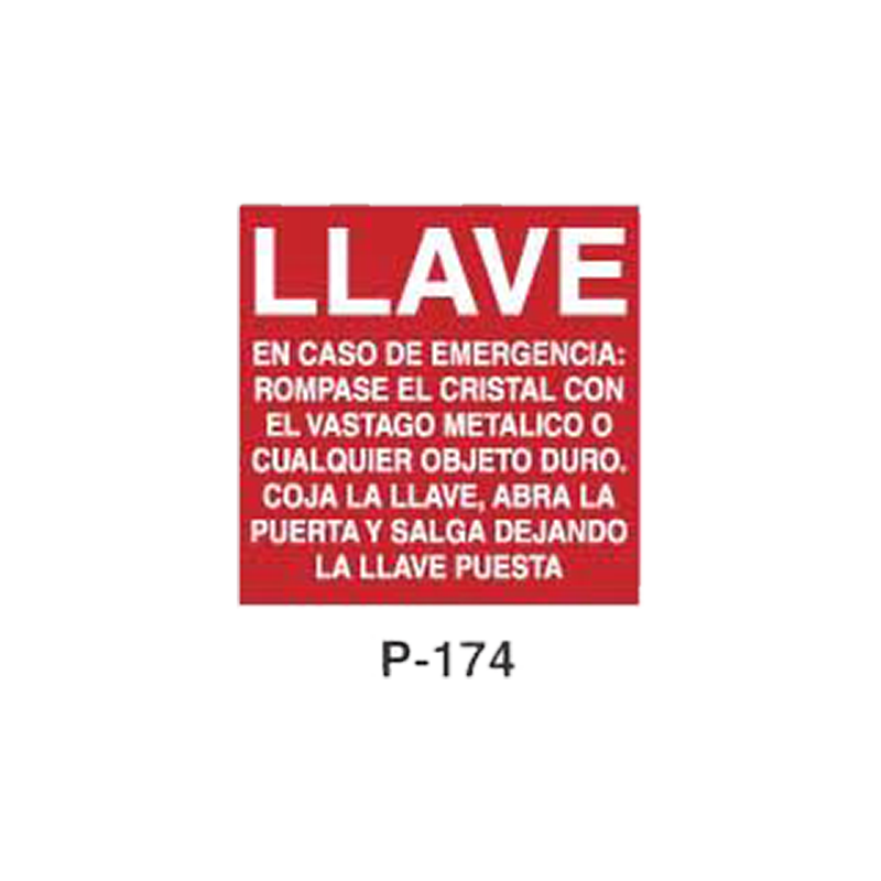 Placa de Prohibición y PCI Tipo 3 (Lámina - Clase A)//Prohibition and Fire Signboard Type 3 (Plastic Sheet - Class A)
