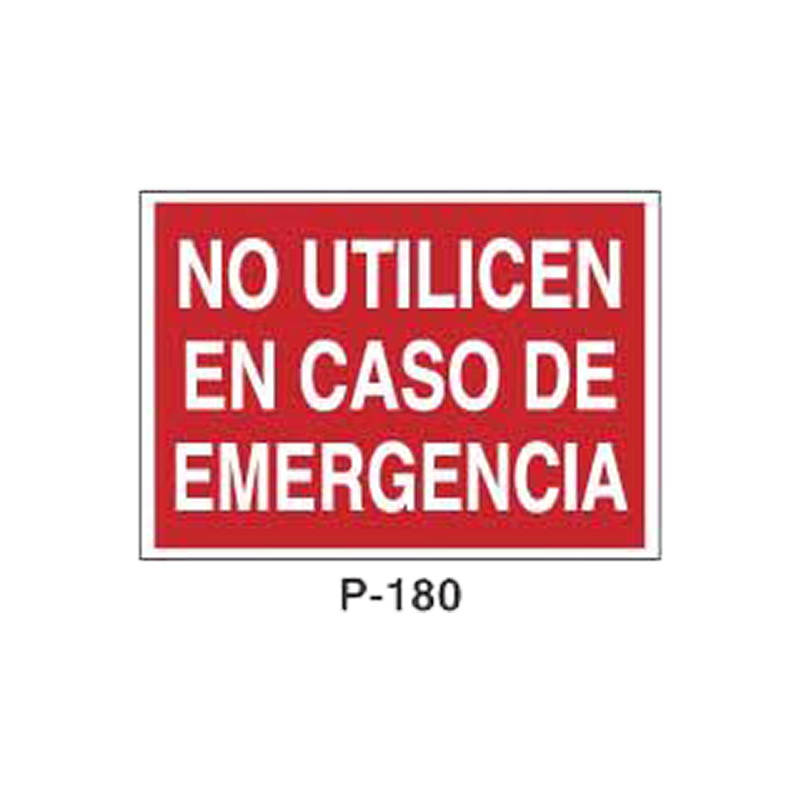 Placa de Prohibición y PCI Tipo 3 (Lámina - Clase A)//Prohibition and Fire Signboard Type 3 (Plastic Sheet - Class A)