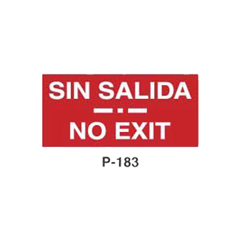 Placa de Prohibición y PCI Tipo 3 (Lámina - Clase A)//Prohibition and Fire Signboard Type 3 (Plastic Sheet - Class A)