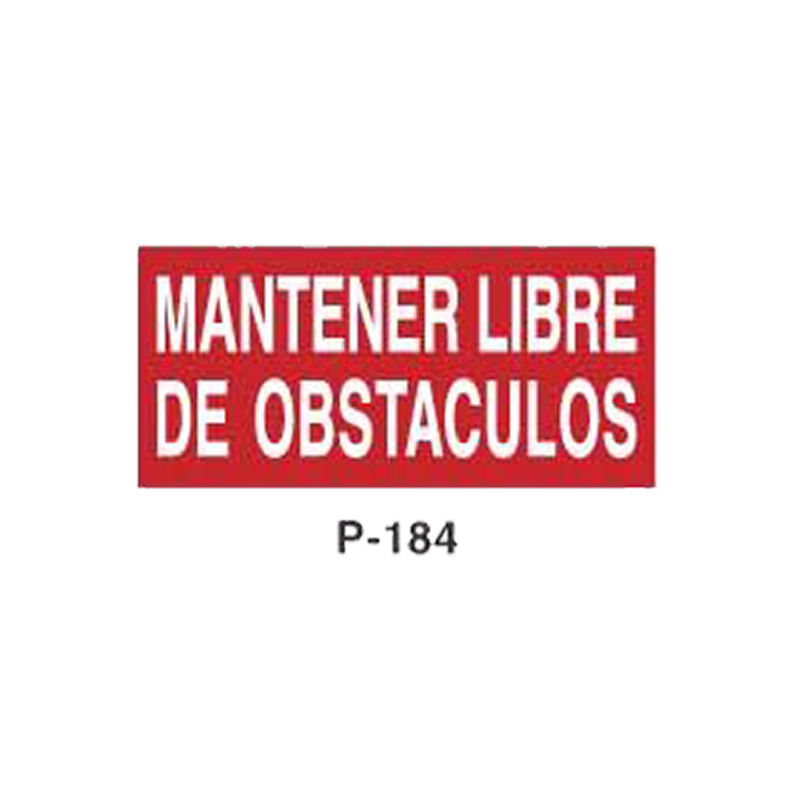 Placa de Prohibición y PCI Tipo 3 (Lámina - Clase A)//Prohibition and Fire Signboard Type 3 (Plastic Sheet - Class A)
