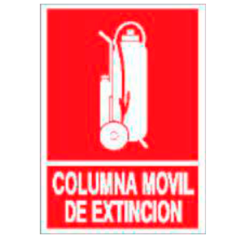 Placa de Prohibición y PCI Tipo 3 (Lámina - Clase A)//Prohibition and Fire Signboard Type 3 (Plastic Sheet - Class A)