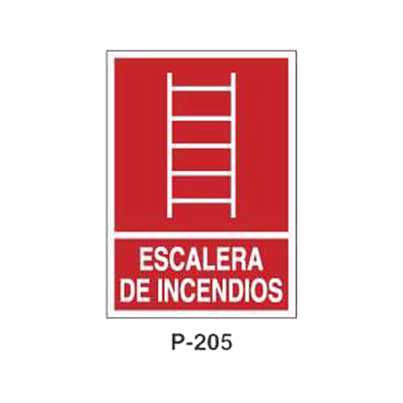 Placa de Prohibición y PCI Tipo 3 (Lámina - Clase A)//Prohibition and Fire Signboard Type 3 (Plastic Sheet - Class A)
