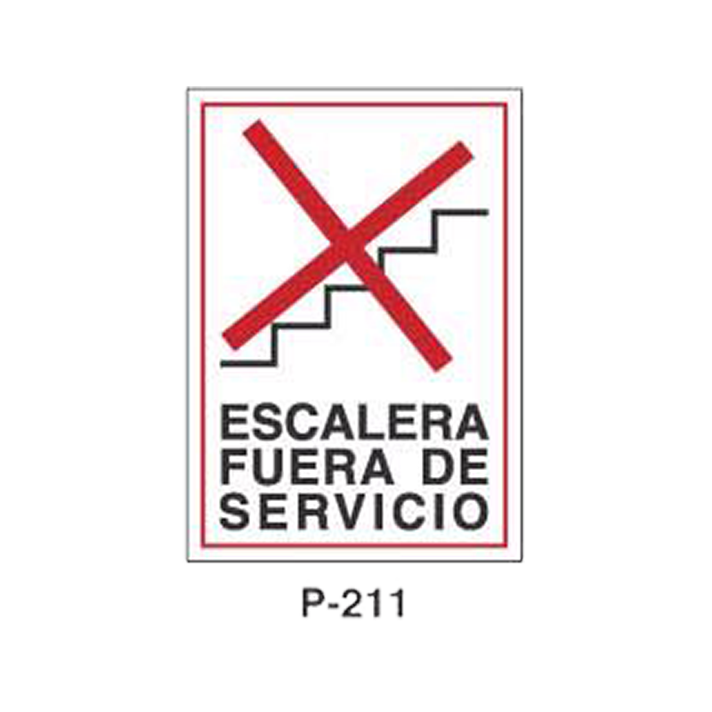 Placa de Prohibición y PCI Tipo 3 (Lámina - Clase A)//Prohibition and Fire Signboard Type 3 (Plastic Sheet - Class A)