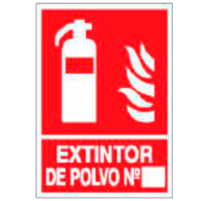 Placa de Prohibición y PCI Tipo 4 (Lámina - Clase A)//Prohibition and Fire Signboard Type 4 (Plastic Sheet - Class A)