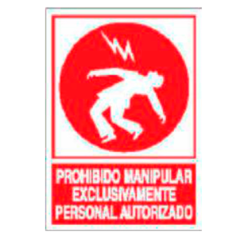 Placa de Prohibición y PCI Tipo 4 (Placa - Clase B)//Prohibition and Fire Signboard Type 4 (Plastic Sheet - Class B)