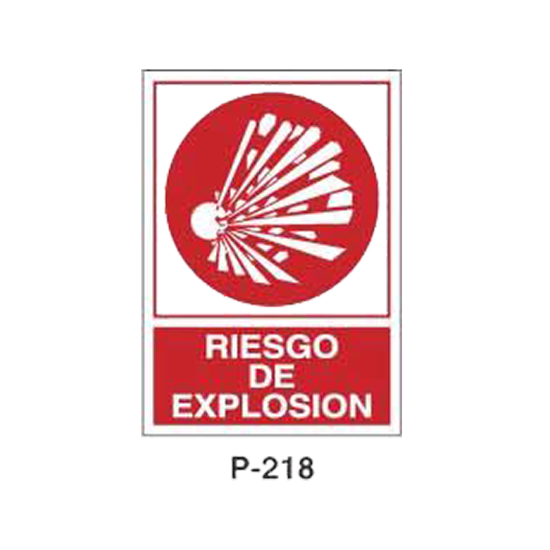 Placa de Prohibición y PCI Tipo 4 (Placa - Clase B)//Prohibition and Fire Signboard Type 4 (Plastic Sheet - Class B)