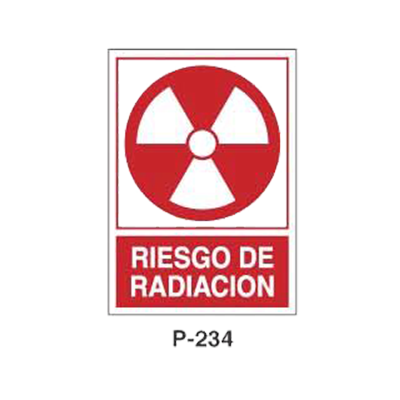 Placa de Prohibición y PCI Tipo 4 (Placa - Clase B)//Prohibition and Fire Signboard Type 4 (Plastic Sheet - Class B)