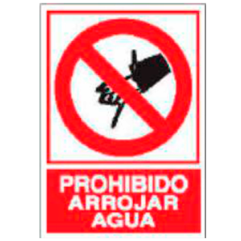 Placa de Prohibición y PCI Tipo 4 (Lámina - Clase A)//Prohibition and Fire Signboard Type 4 (Plastic Sheet - Class A)