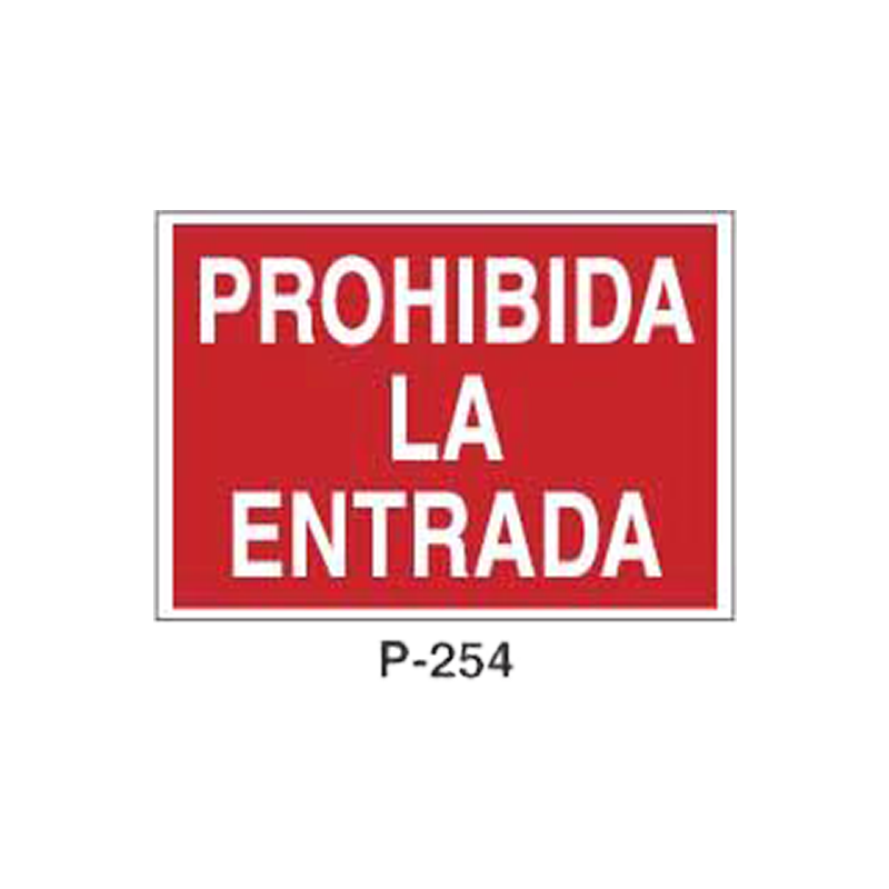 Placa de Prohibición y PCI Tipo 5 (Placa - Clase B)//Prohibition and Fire Signboard Type 5 (Plastic Sheet - Class B)