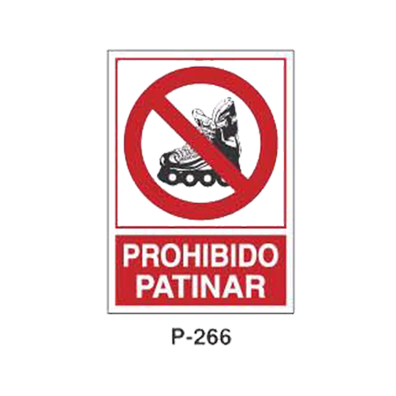 Placa de Prohibición y PCI Tipo 5 (Placa - Clase B)//Prohibition and Fire Signboard Type 5 (Plastic Sheet - Class B)