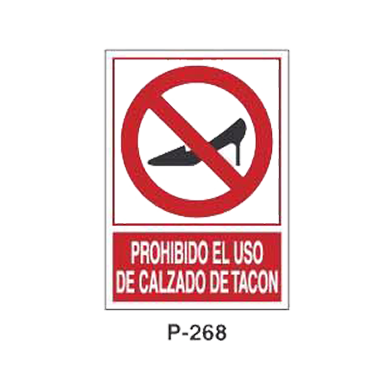 Placa de Prohibición y PCI Tipo 5 (Placa - Clase B)//Prohibition and Fire Signboard Type 5 (Plastic Sheet - Class B)