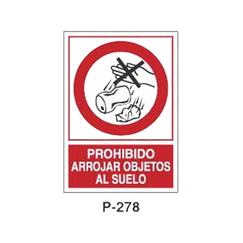 Placa de Prohibición y PCI Tipo 5 (Placa - Clase B)//Prohibition and Fire Signboard Type 5 (Plastic Sheet - Class B)
