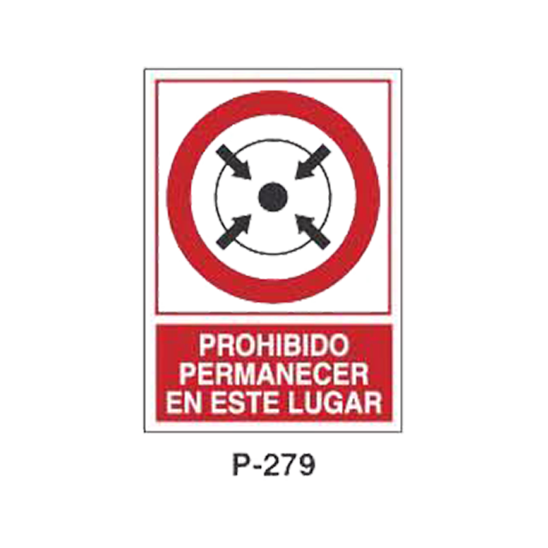 Placa de Prohibición y PCI Tipo 5 (Placa - Clase B)//Prohibition and Fire Signboard Type 5 (Plastic Sheet - Class B)