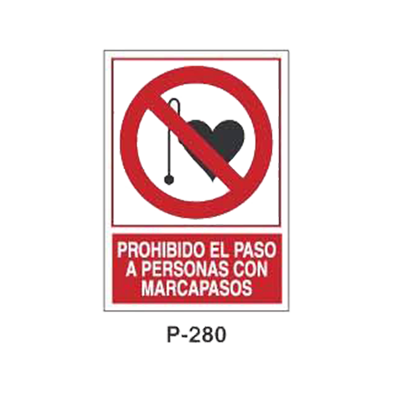 Placa de Prohibición y PCI Tipo 5 (Placa - Clase B)//Prohibition and Fire Signboard Type 5 (Plastic Sheet - Class B)