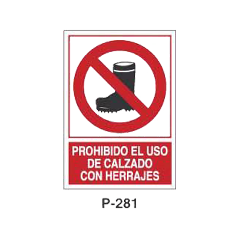 Placa de Prohibición y PCI Tipo 5 (Placa - Clase B)//Prohibition and Fire Signboard Type 5 (Plastic Sheet - Class B)